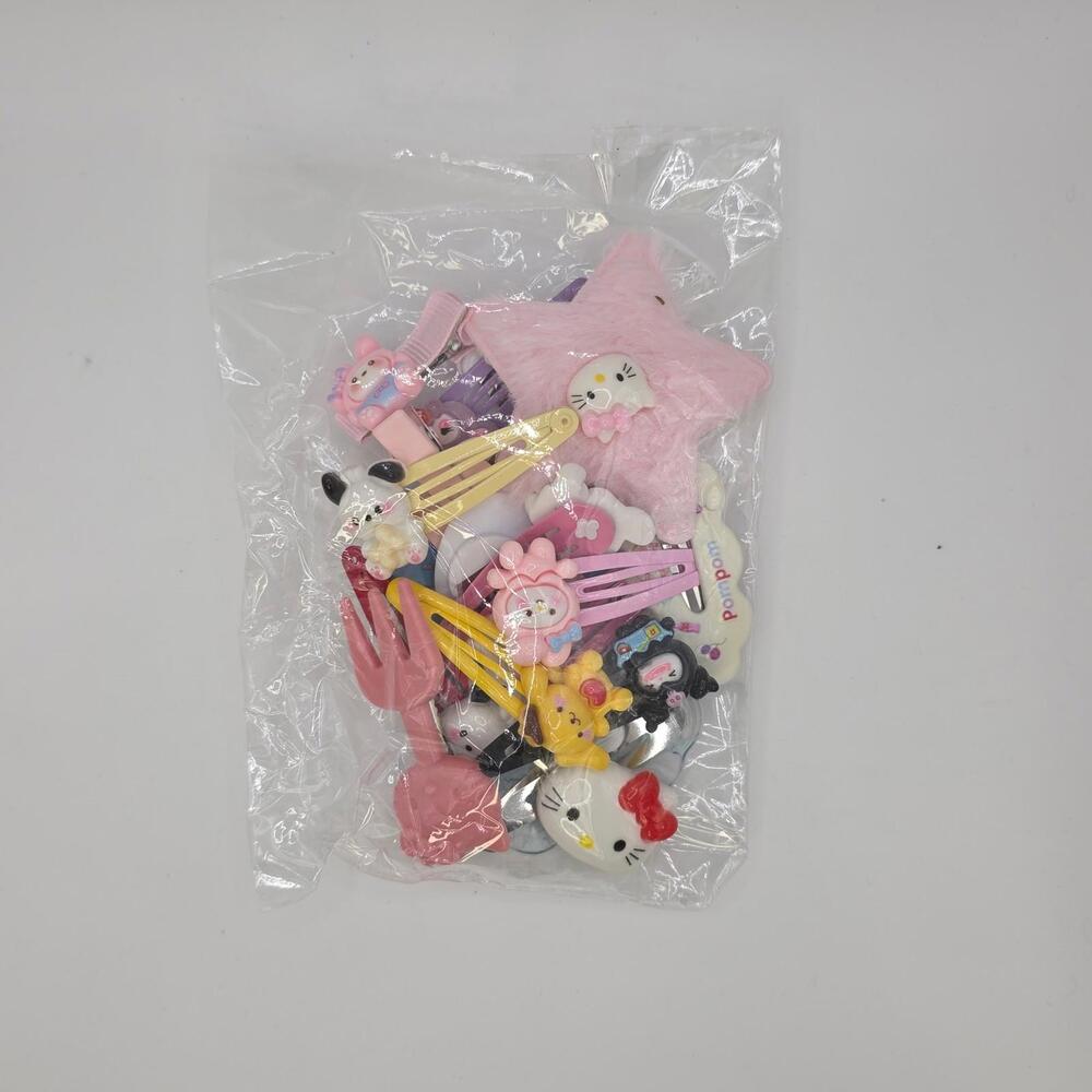 Cute Cartoon Hair Clips Assortment Kids Girls Accessories Hello Kitty & More